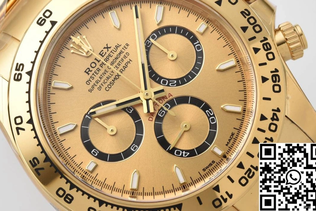Full Daytona M126508 Cosmograph Rolex Clean Gold Factory 0302